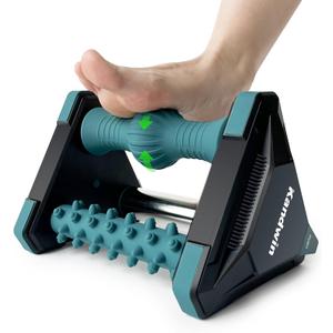 Icing Plantar Fasciitis Relief in Seconds, Foot Massager for Circulation and Pain Relief, Reflexology Massage Tools with Ice Pack, Foot Roller for Neuropathy Pain Relief, Foot Health, Green