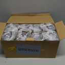 20 oz Tumbler with Lid Stainless Steel Insulated Tumblers Bulk Double Wall Vacuum Cups Powder Coated Travel Mug Keep Drink Cold and Hot, White, 8 Pack