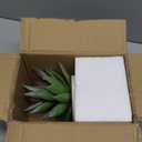 Briful Succulents Plants Artificial for Home Decor, Realistic Potted Fake Agave Plant, Cute Aloe Maguey Faux Plant, Bookshelf Tabletop Decor, Modern Farmhouse Home Bathroom Decorations