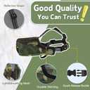 Dog Muzzle, Soft Mesh No Barking Pet Muzzles for Small Medium Large Sized Dogs, Breathable Drinkable Dog Mouth Guard Adjustable Puppy Muzzle to Prevent Biting Chewing and Licking (XL(circumference 11.22 in), Camo)