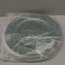 Gerrii 12 Pcs Metallic Bead Charger Plates 13 Inch Plastic Round Plates Bulk Wedding Beaded Chargers for Table Party Event Decoration(Green,Beaded)