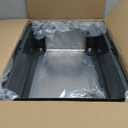 Stainless Steel Litter Box with High Sides, XL High Sided Cat Litter Pan, Open Top Extra Large Metal Cat Litter Box, Non-Stick, Odor Free, Leakproof, Scoop Included, Gray