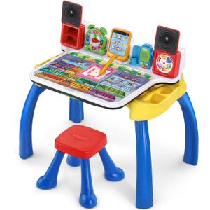 VTech Explore and Write Deluxe Activity Desk (Frustration Free Packaging), Blue