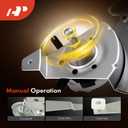 A-Premium Front Passenger Side Manual Window Regulator Compatible with Ford