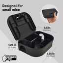 Exterminators Choice Mouse Bait Station Kit - Heavy-Duty Indoor & Outdoor Use - Bait Stations for Yard - Secure Key-Lock Design - Pack of 6, 1 Key, Black, 4.75in x 3.5in x 1.25in