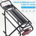 CXWXC Rear Bike Rack - Bike Cargo Rack for Disc Brake/Non-Disc Brake Mount - Bicycle Pannier Rack, Touring Carrier Rack fit 26-29 and 700c