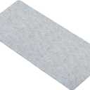PATIKIL 28"x13" Desk Mat Protector, Felt Dual Side Mouse Pad Writing Mat for Office Home, Light Gray