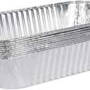 10 x Drip Pans for Char Broil the Big Easy Oil-less Turkey Fryer 2425514W12, Disposable Heavy Duty Aluminum Foil Grease Tray Liner for Charbroil Grill, 10 Pack