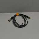 Tisino 1/4" to XLR Cable, 6.35mm TRS to XLR Male Nylon Braid Quarter inch TRS to XLR Male Balanced Interconnect Microphone Cord Patch Cable - 6.6ft