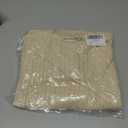 Womens Short Sleeve Sweaters Summer Cap Sleeve Tops Casual Crewneck Oversized Lightweight Knit Sweater Vest (Beige, M)