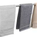 TocTen Bath Towel Bar - Thicken SUS304 Stainless Steel Bathroom Towel Holder, Towel Rod for Bathroom Heavy Duty Wall Mounted Towel Rack Hanger (30IN, Brushed Nickel)