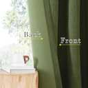 NICETOWN Thick Room Darkening Faux Linen Forest Green Curtains for Bedroom, Pinch Pleated Light Blocking Thermal Insulated Sound Reducing Window Treatments for Living Room, W50 x L84, 2 Panels