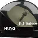 KING DTP4900 Dish Tailgater Pro Premium Portable/Roof Mountable Satellite TV Antenna, Clear(Smoke), Western & Eastern Arc Satellites