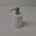 Marble Soap Dispenser, soap and Lotion Dispenser Bathroom, with Rust Proof Stainless Steel Pump Refillable for Kitchen Bathroom Countertop-Hand Lotion and Liquid Soap Dispenser-White