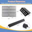 7620 7621 Flavorizer Bars, 7524 Grill Grates and 65505 Heat Deflector