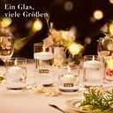 Ashlux White Floating Candles 2 inch, 36 Pack Floating Candles 5-6 Hours Long Burning, Unscented Floating Candle for Centerpieces, Wedding, Christmas Lights, Romantic Night for Her/Him Set