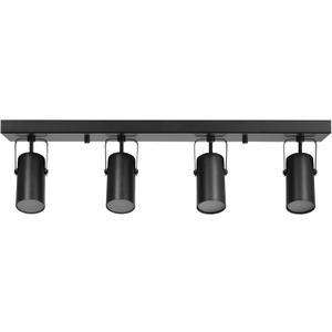 GLOBE Electric 64000051 24" 4-Light 22W Dimmable LED Integrated Track Lighting, Matte Black, Lighting for Kitchen, Bathroom, Bedroom, or Dining Room, Living Room Ceiling Lights, Light Fixture