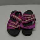 WHITIN Womens Hiking Sandals with Arch Support | Adjustable Hook and Loop Straps | Durable Sport Sandals for Outdoor Adventure (9, C51 | Darkpurple)
