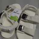 ONCAI Orthopedic Women Sandals with Arch Support Comfort Casual Sport Platform Recovery Hiking Sandals for Laides Water Summer Vacation Shoes Thick Outdoor Adjustable Strap (Size 7, Beigewhite)