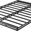 OSASET Low Profile Box Spring King - 3 Inch Box Spring King Heavy Duty Bed Foundation Metal Bed Base Easy Assembly