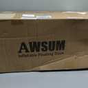 AWSUM 8ft Inflatable Floating Dock, Island Raft for Water Activities, Size: 8 X 6 Ft