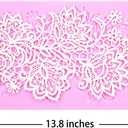 Flower Embossing Candy Silicone Mold Lace Pattern Sugar Craft Cake Decoration, Lace Mat Wedding Cake Decoration Tool