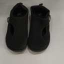 LeIsfIt Womens Wide Diabetic Shoes Adjustable Barefoot Walking Shoes Breathable Zero Drop Sneakers for Wide Width Arthritis Edema Feet 40 Black