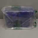 48Pcs Blue Velvet Christmas Ornaments Set, Assorted Flocked Christmas Baubles Decorations, Shatterproof Christmas Balls Hanging Decor for Xmas Tree/Home/Party/Holiday (Blue)