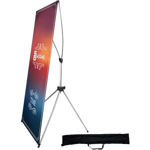USCNC X Banner Stand Adjustable Fit Banner 24 x 63 to 32 x 72 Inch(6 Pack) | Fits 24"–32" W x 63"–72" H banners. Lightweight, portable, and easy to set up for indoor events and displays.