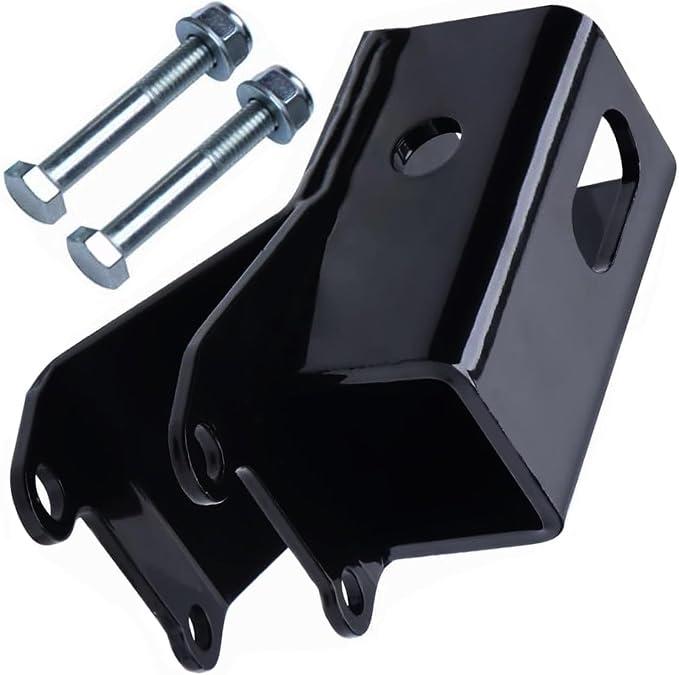 JERBOR Heavy Duty 2" ATV Hitch Receiver for Honda Rancher TRX350 2000-2006 TRX420 2007-2024,Fit for Honda Rubicon TRX500 2001-2014 (No Drilling)