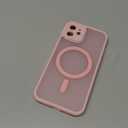 TOCOL for Phone 12 Case, Compatible with Magsafe Charger, Full Camera Protection, Drop Protection, Translucent Matte Phone Case for iPhone 12 6.1 inch (Light Pink)