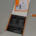 1Mii 2.4GHz Wireless Audio Transmitter Receiver Set for TV, 262Ft/80M Long Range 25ms Low Latency with AUX RCA in/Out, Wireless Audio Adapter for TV PC Powered Speaker Amplifier Soundbar