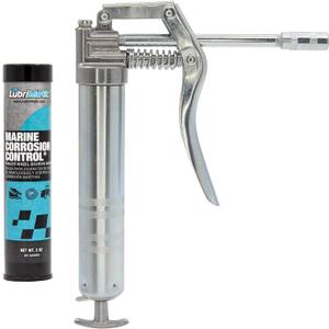LubriMatic 30-190 Mini Grease Gun Kit + Corrosion Control Marine Grease - 3 oz.