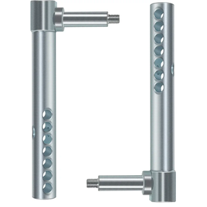 2 Piece Front and Rear Mower Deck Gauge Wheel Arm Replace Parts AM131288 AM131289 For John Deere Mower Decks, 48C 54C and 62C Diameter 1”, Compatible with GX345 GX355 4210 GT225 GT235 X465 X575 X585