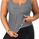 Daci Women's Plus Size Tankini Swimsuit - Two Piece Bathing Suit with Shorts Tummy Control Swimwear with V-Wire 2025, 20W