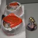 2 Pack 1 Light Kitchen Island Pendant Ceiling Light 6.11" Clear Glass Gold Finish Fixture,Modern Industrial Farmhouse Pendant Lamp for Bedside Over Sink Hallway