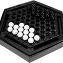 Chess Sets Board Game - Abalone Family Strategy Game for Adult, Desktop Home Marble Chess Game Set for Intellectual Development, Table Games & Party Fun