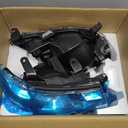 AS For Headlights 2005 2006 2007 2008 2009 2010 2011 Toyota Tacoma Driver and Passenger Side Headlamp Assembly Replacement Chrome Housing Amber Reflector