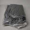 CAR PASS Piping Luxury PU Leather Two Front Car Seat Covers and 3 Pieces Heavy Duty Rubber Deep Dish All Weather Car Floor Mats, Universal Fit for 95% Sedan SUV Van Truck, All Gray