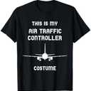 This Is My Air Traffic Controller Costume Airplane Control T-Shirt ,Medium