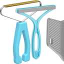 Lint Remover 3-Pack,Lint Shaver Cleaner Pro,Carpet Rake,Lint Brush,Fur Removal Tool,Portable Carpet Scraper,Clothes,Car Mats,Couch,Pet Bed,Furniture (Blue With Gray)