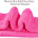 2 x Breezy Valley Wine Socks for Women - Novelty Gift for Mom, Grandma, Female Friends - Valentines, Retirement, Birthday (Pink)