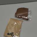 HBselect 4PCS Bandanas for Women Boho Head Bands Tie-Back Triangle Head Scarf Head Kerchief for Girls with 2 Snap Hair Pins (Black, Beige, Khaki, Brown)