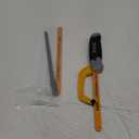 KATA Hacksaw, Compact Hand Operating Hack Saw with 10 Inch Aluminum Frame, 2 Piece Extra Flexible Bi-Metal HSS Blades and 1 Piece Woodworking Saw Blade, Suitable for Wood and Metal (Mini Hacksaw)