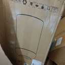 71 Liter / 18.8 Gallon Commercial Open Top Trash Can, Big Capacity, Brushed Stainless SteelWhite