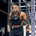 MiR Short Weighted Vest With Zipper Option 20lbs Solid Iron Weights. Workout Vest for Men and Women., Standard
