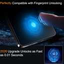 TZGZT 2 Pack for Samsung Galaxy S26 Ultra Privacy Screen Protector, Private Tempered Glass Film, Aluminum Metal Camera Lens Protector Accessories, Automatic 0 Bubble Installation, Case Friendly