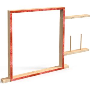 Jangker Tufting Frame for Rug Making - Large 27.5'' Rug Making Kit with Carpet Tack Strip