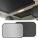 2PCS Car Sunroof Sun shade, Sunroof Cover, Foldable UV Reflector Reflective Covers Block UV Rays Glare, Interior Sun Protector Sunshade Car Accessories for Mini Cooper, Clubman & Countryman R56