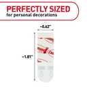 Command Poster Strips, 256 Strips Damage-Free Poster Hangers, No Tools Requried, Great for Home, Room, Wall, Office, and Dorm Decor, White Adhesive